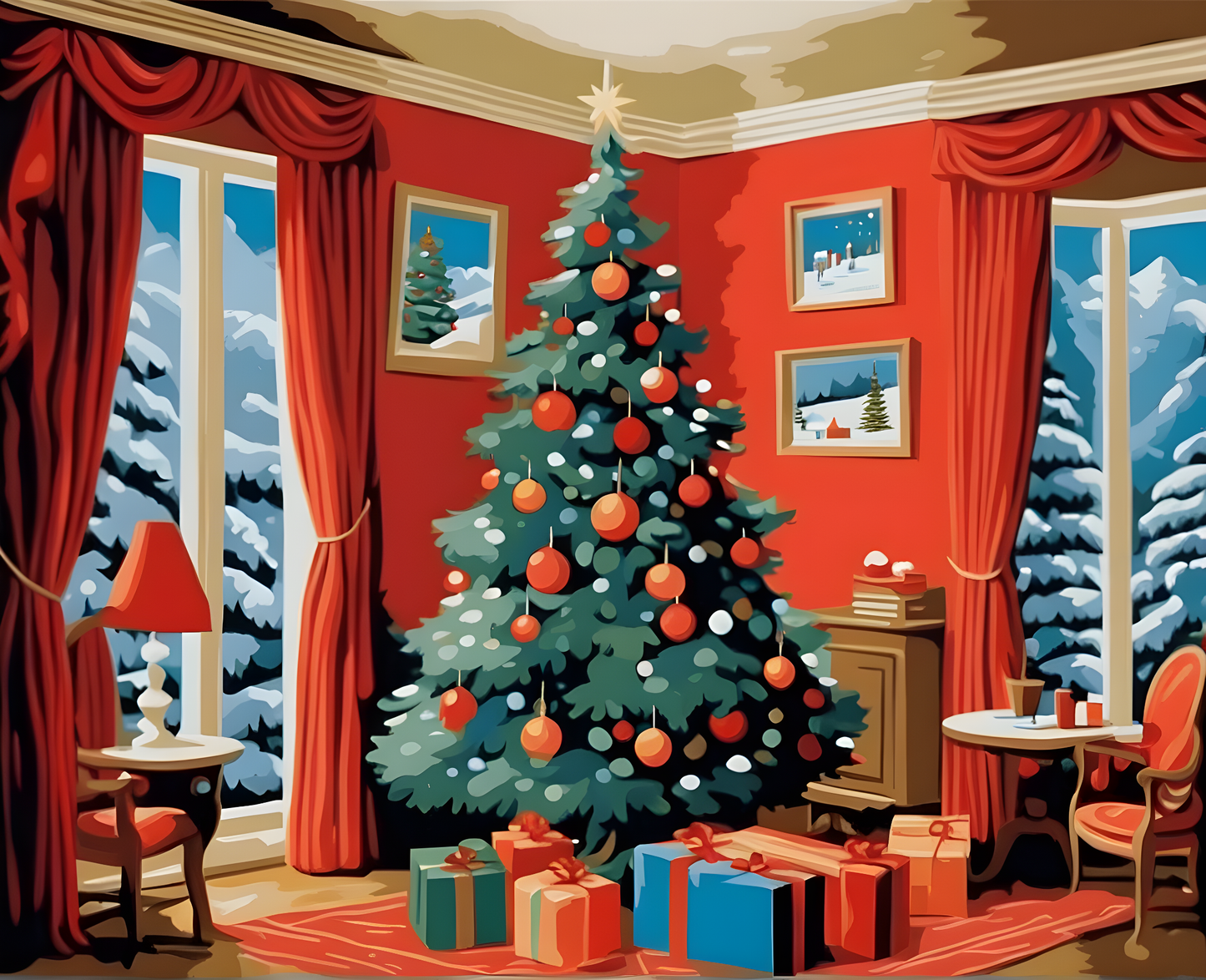 Christmas collection PD (35) - Van-Go Paint-By-Number Kit