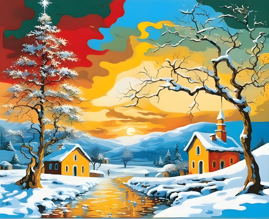 Christmas collection PD (25) - Van-Go Paint-By-Number Kit