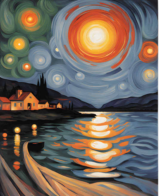 Circle of Light (1) - Van-Go Paint-By-Number Kit