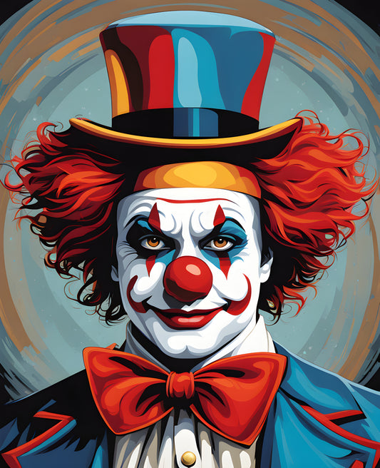 Circus Clown (5) PD - Van-Go Paint-By-Number Kit