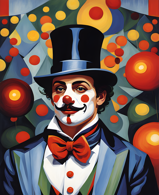 Circus Clown (3) PD - Van-Go Paint-By-Number Kit