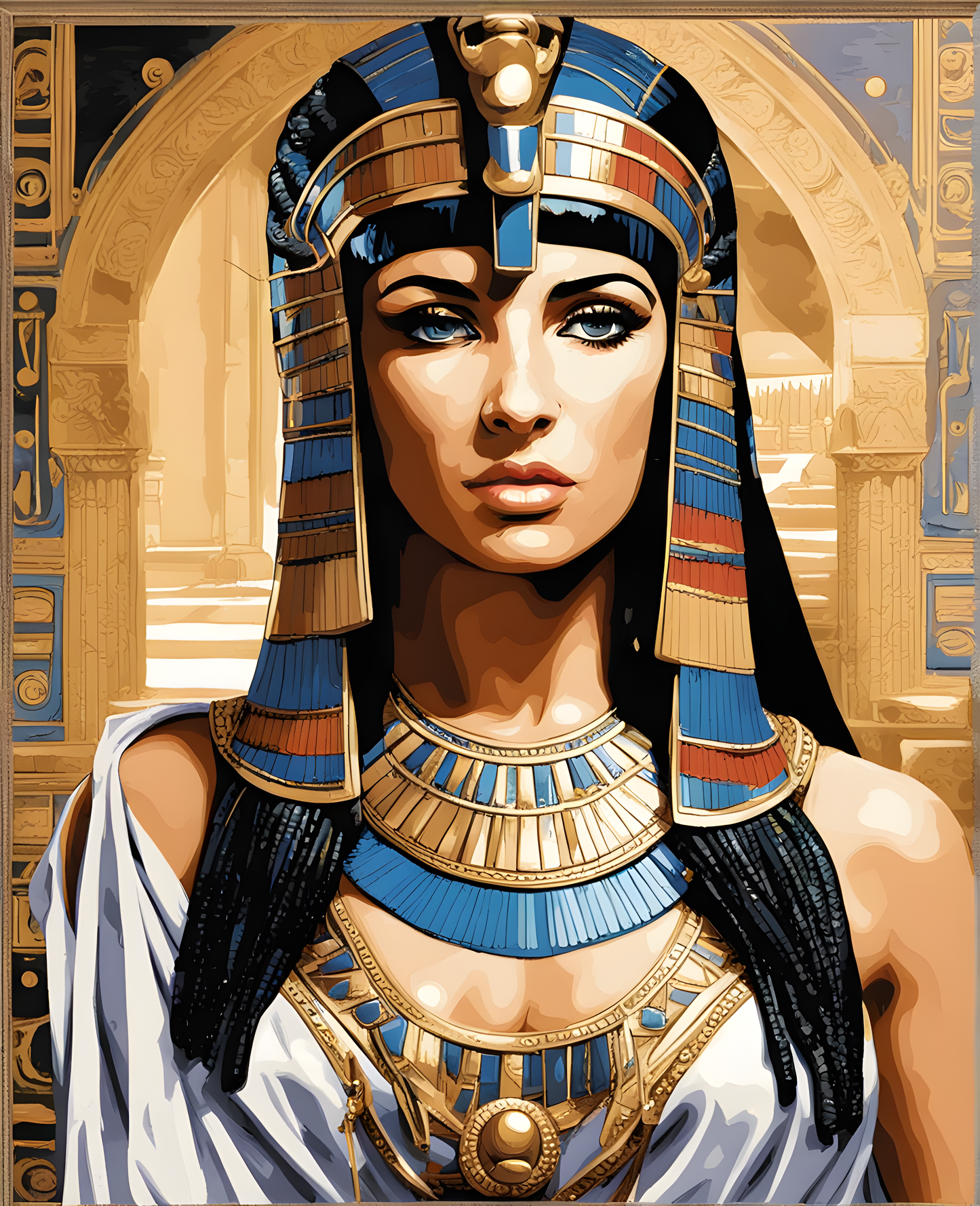 Cleopatra (1) - Van-Go Paint-By-Number Kit