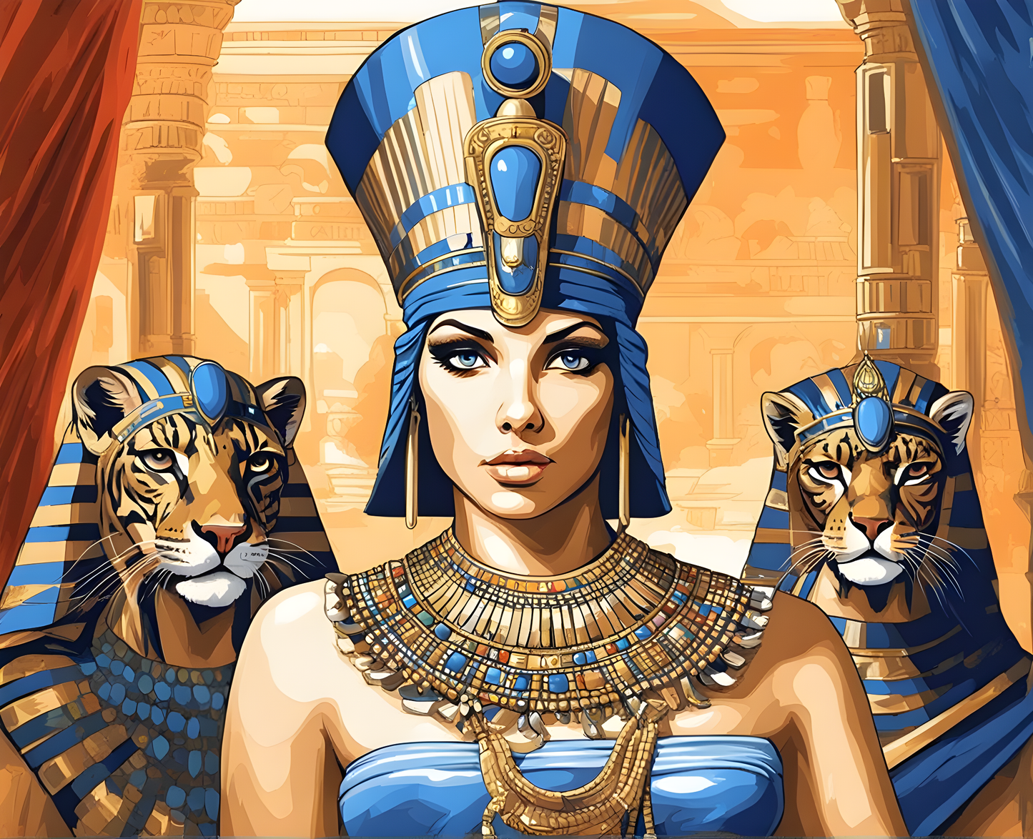 Cleopatra (6) - Van-Go Paint-By-Number Kit