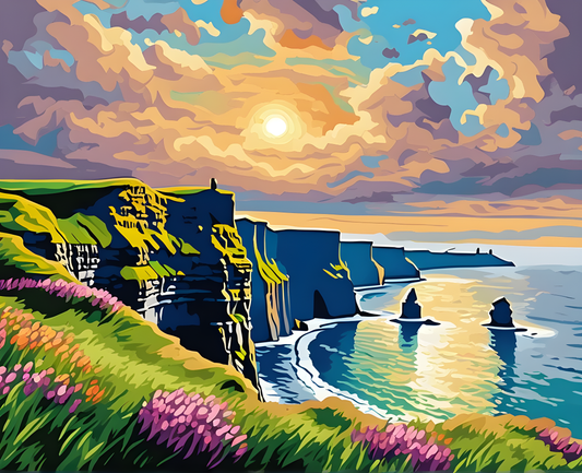 Amazing Places OD (28) - Cliffs of Moher, Ireland - Van-Go Paint-By-Number Kit