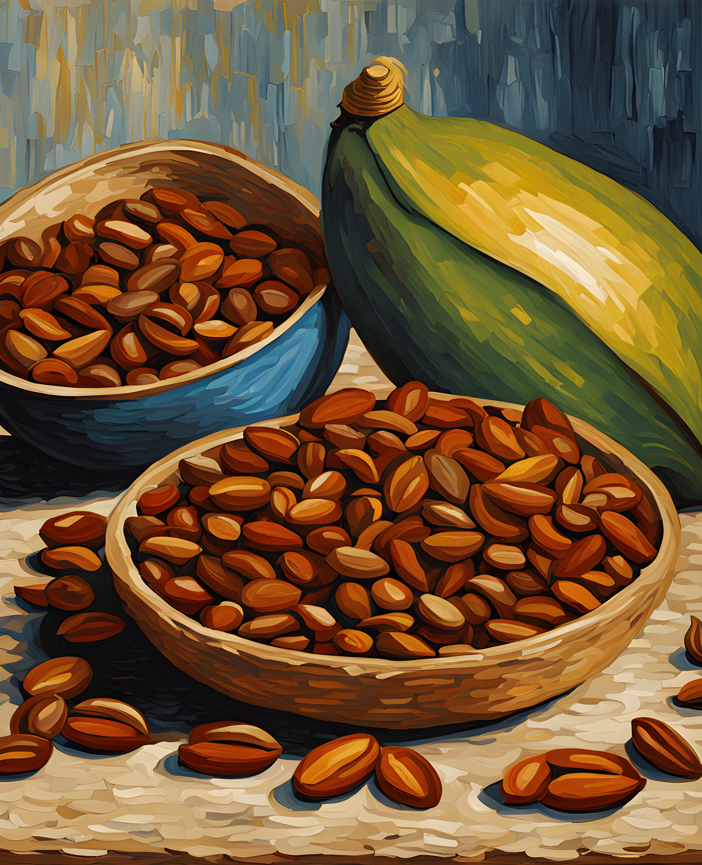 Costa Rica Collection PD (13) - Cocoa Beans - Van-Go Paint-By-Number Kit