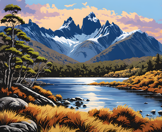 Australia Collection PD (10) - Cradle Mountain, TAS - Van-Go Paint-By-Number