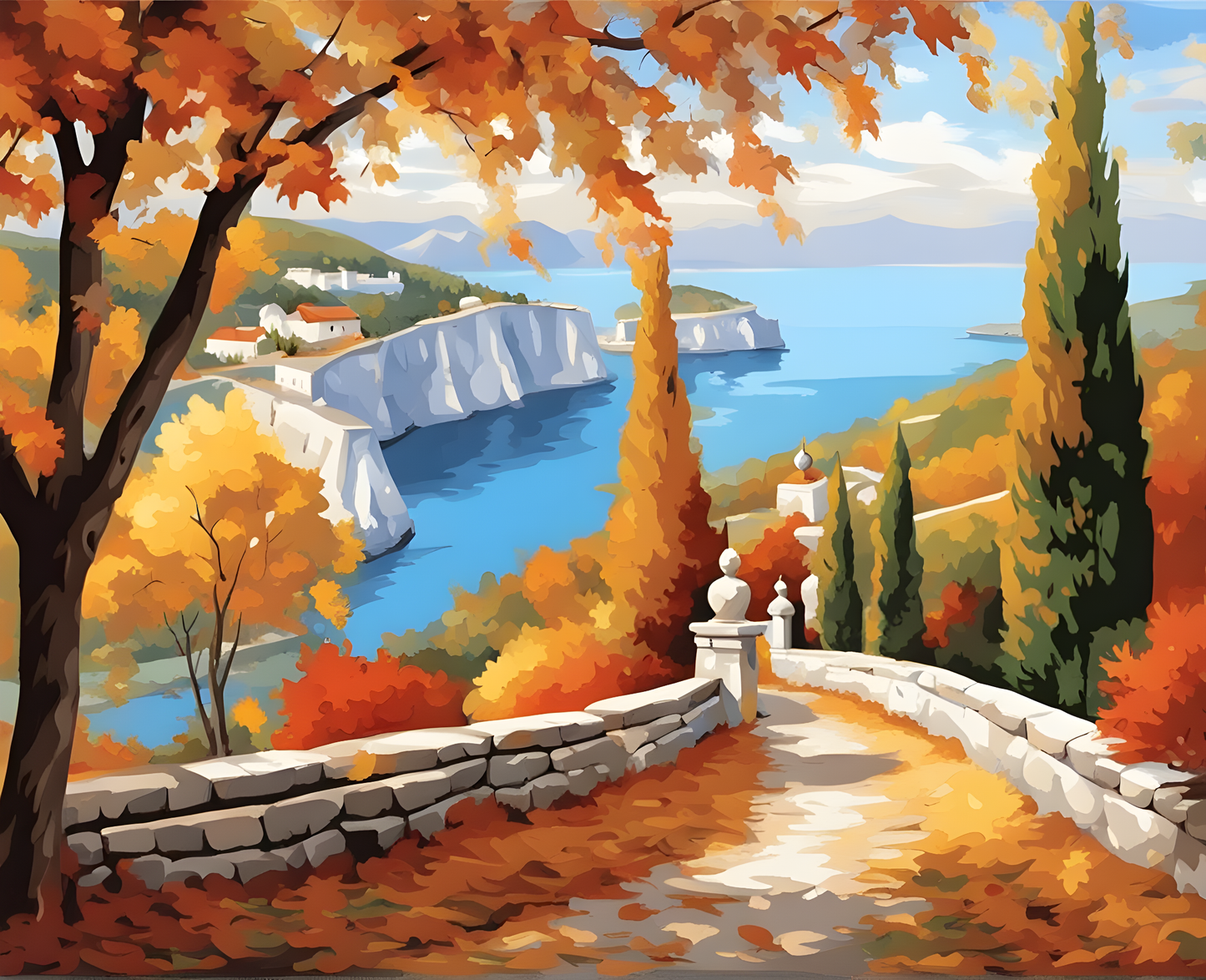 Crimea at Autumn - Van-Go Paint-By-Number Kit