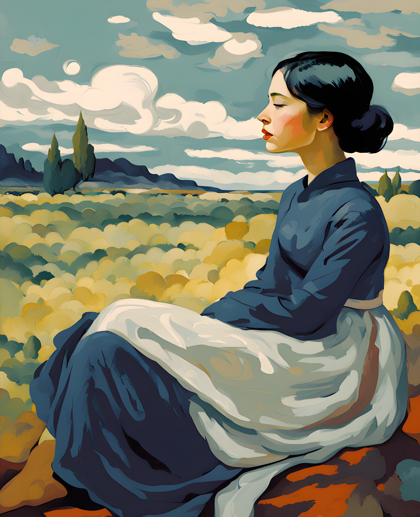 Day Dreaming (1) - Van-Go Paint-By-Number Kit