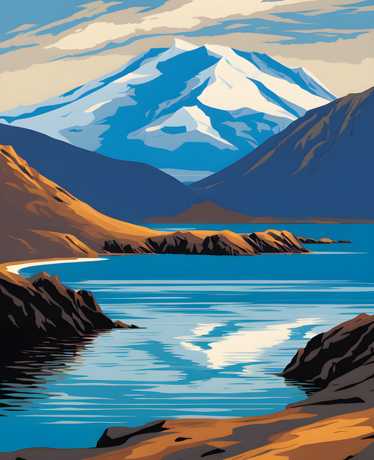 Antarctica Collection PD (25) - Deception Island - Van-Go Paint-By-Number Kit