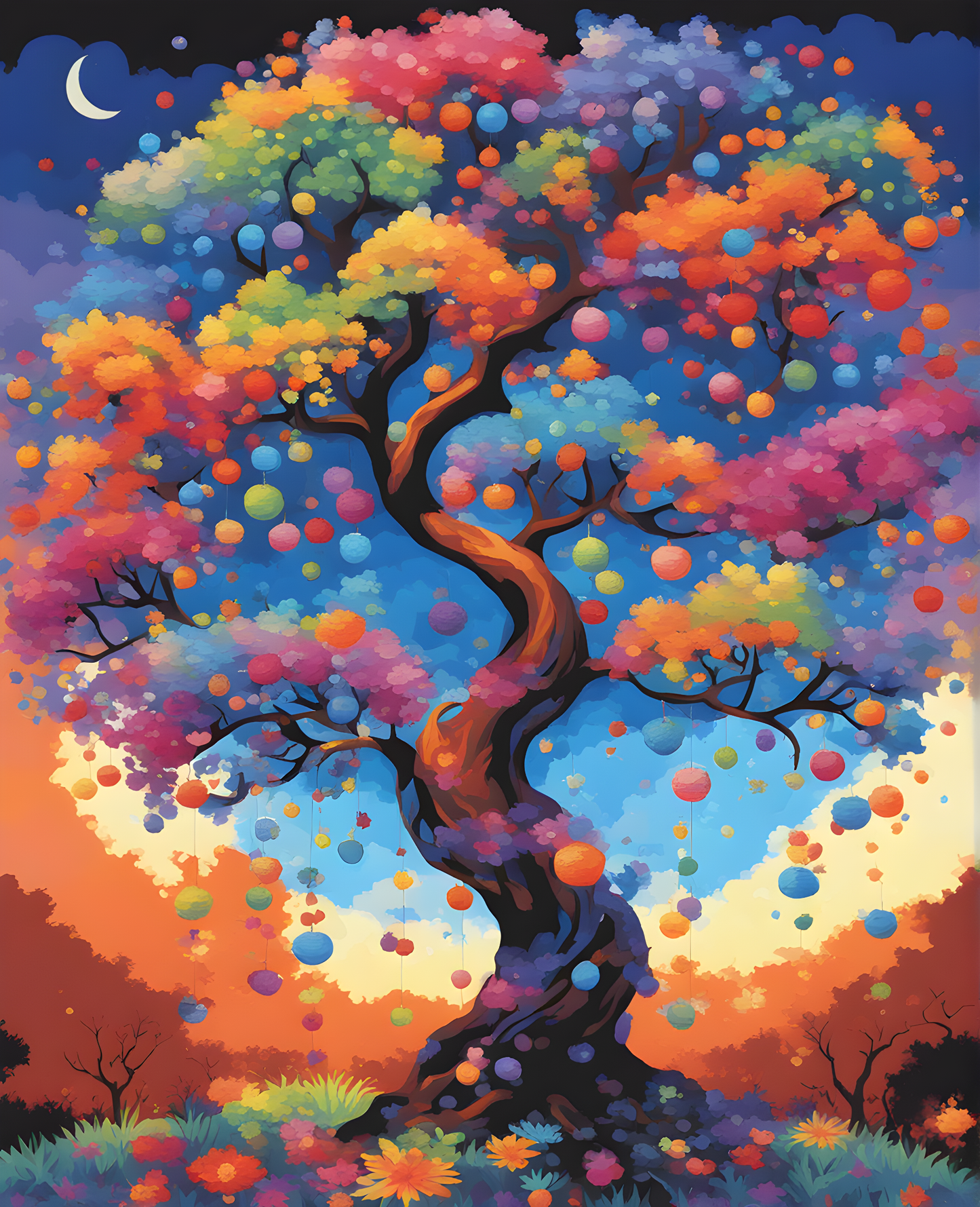 Dream Tree (PD) - Van-Go Paint-By-Number Kit