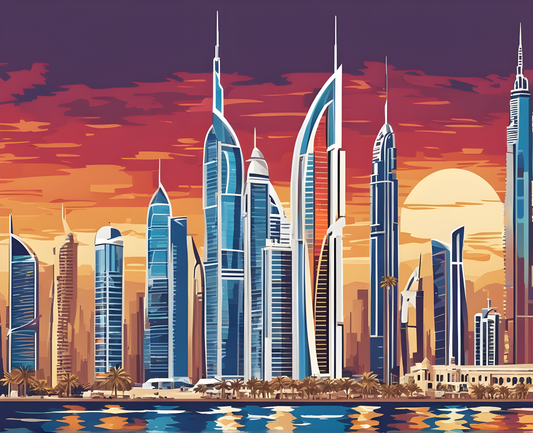 Amazing Places OD (38) - Dubai, United Arab Emirates - Van-Go Paint-By-Number Kit