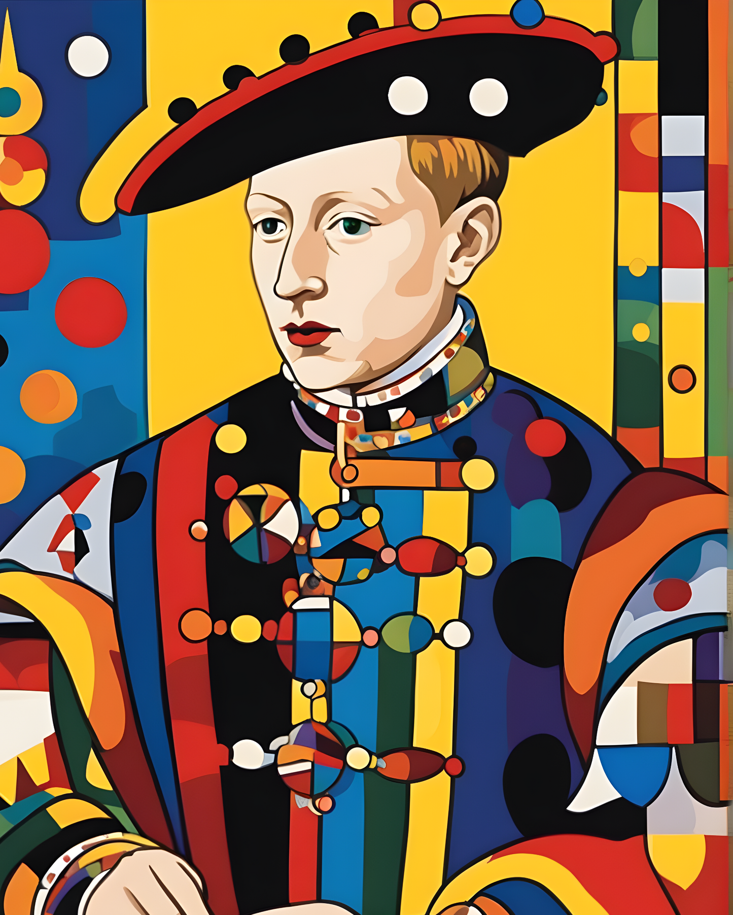 Royal Portrait PD (35) - Edward VI of England - Van-Go Paint-By-Number Kit