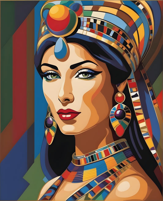 Egyptian Princess (4) - Van-Go Paint-By-Number Kit
