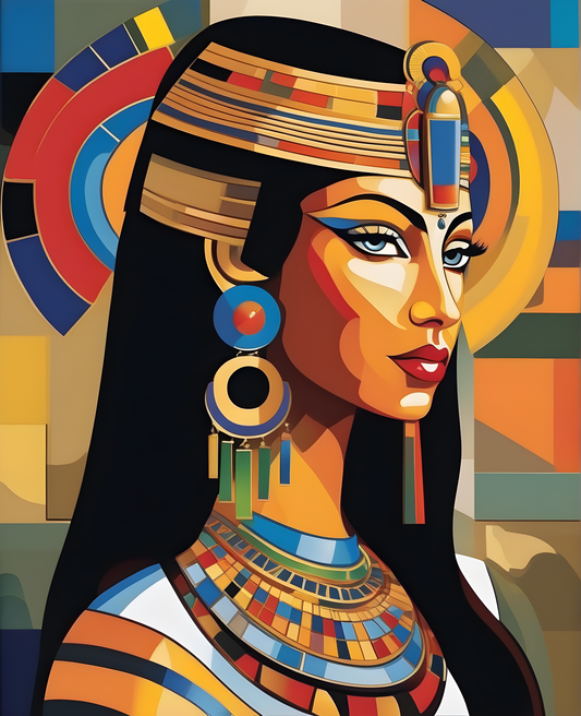 Egyptian Princess (6) - Van-Go Paint-By-Number Kit