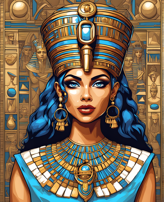 Egyptian Princess (1) - Van-Go Paint-By-Number Kit