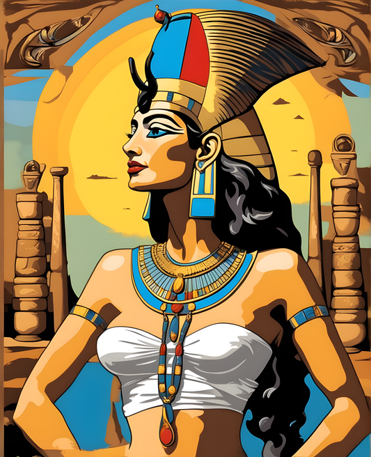 Egyptian Queen (1) - Van-Go Paint-By-Number Kit