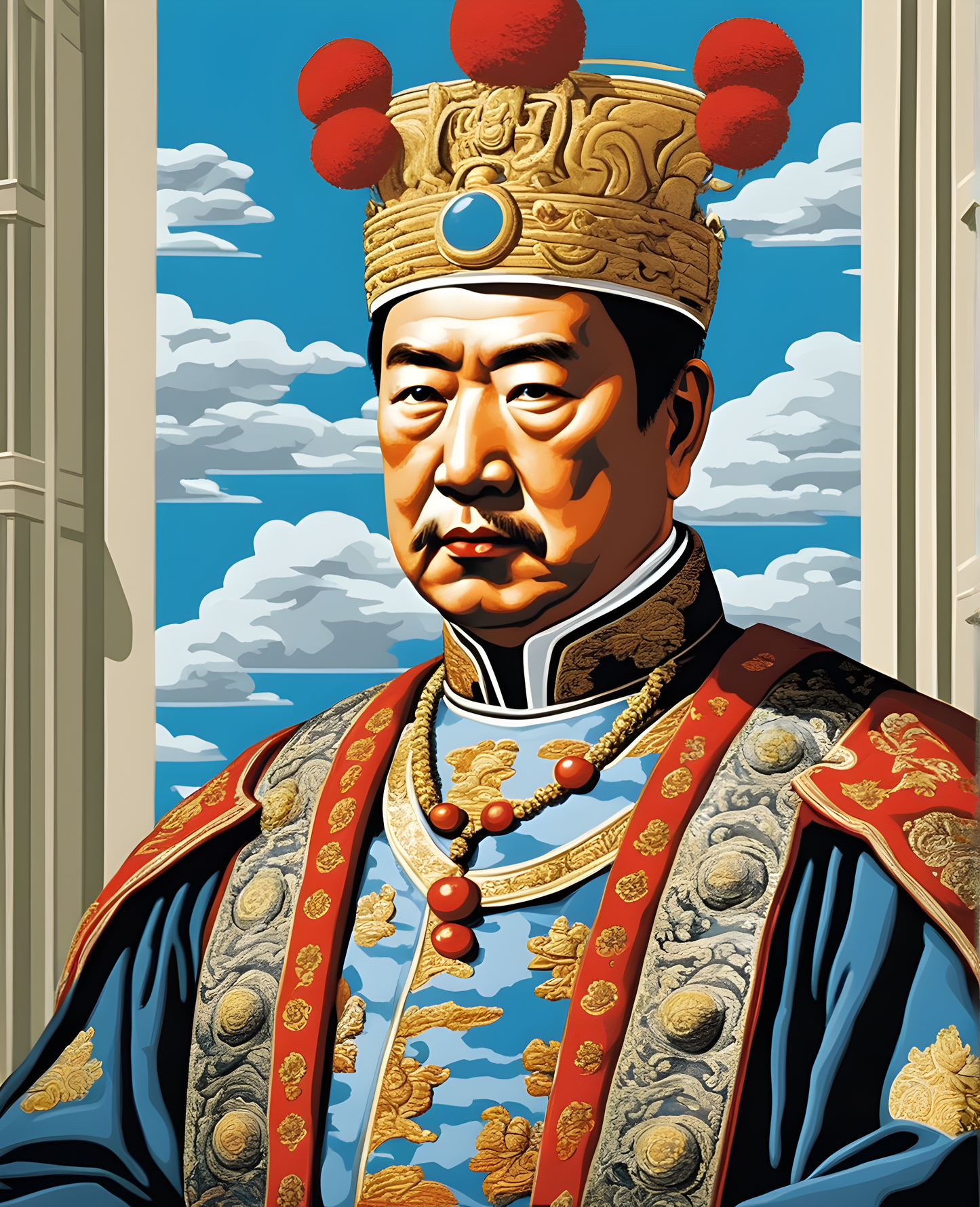 China Collection PD (26) - Emperor Gao of Han - Van-Go Paint-By-Number Kit