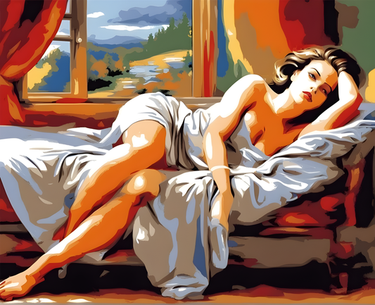 Empty Cold Bad (2) - Van-Go Paint-By-Number Kit