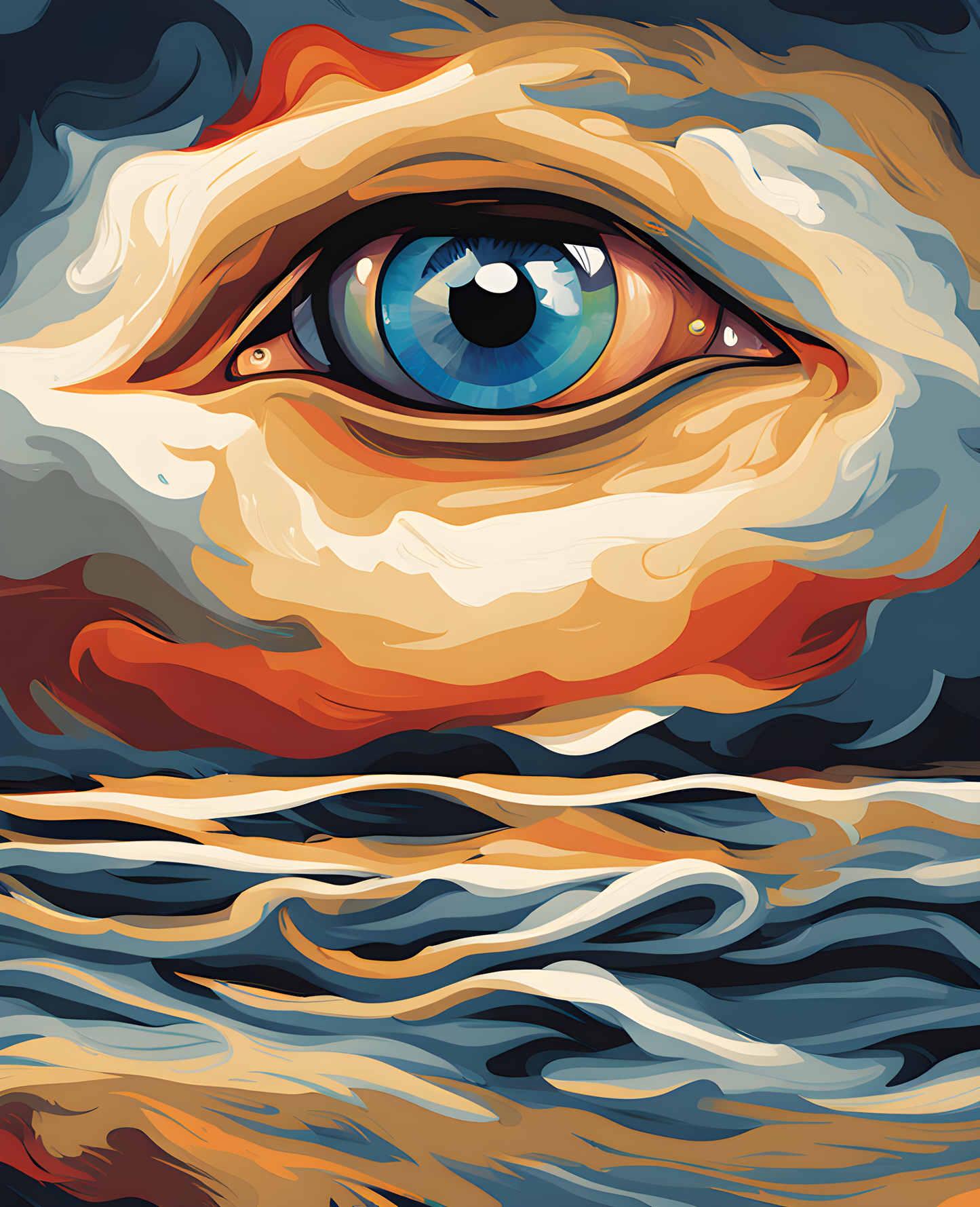Eye of the Storm (1) - Van-Go Paint-By-Number Kit