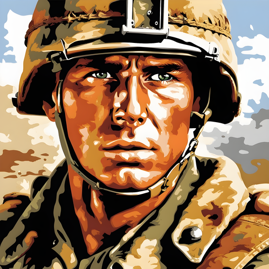 Face of War (1) - Van-Go Paint-By-Number Kit