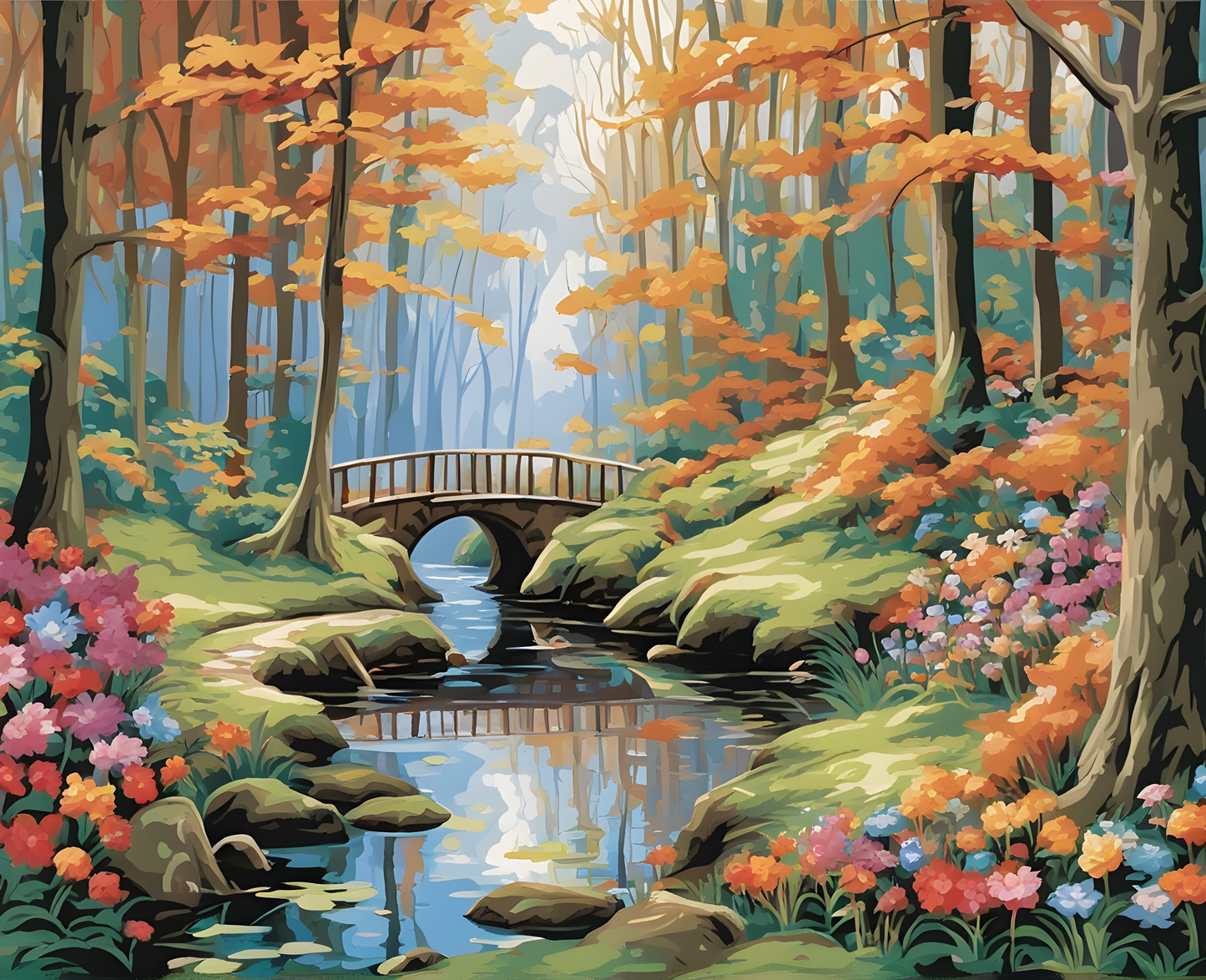 Amazing Places OD (51) - FairyTale Forest, Netherlands - Van-Go Paint-By-Number Kit