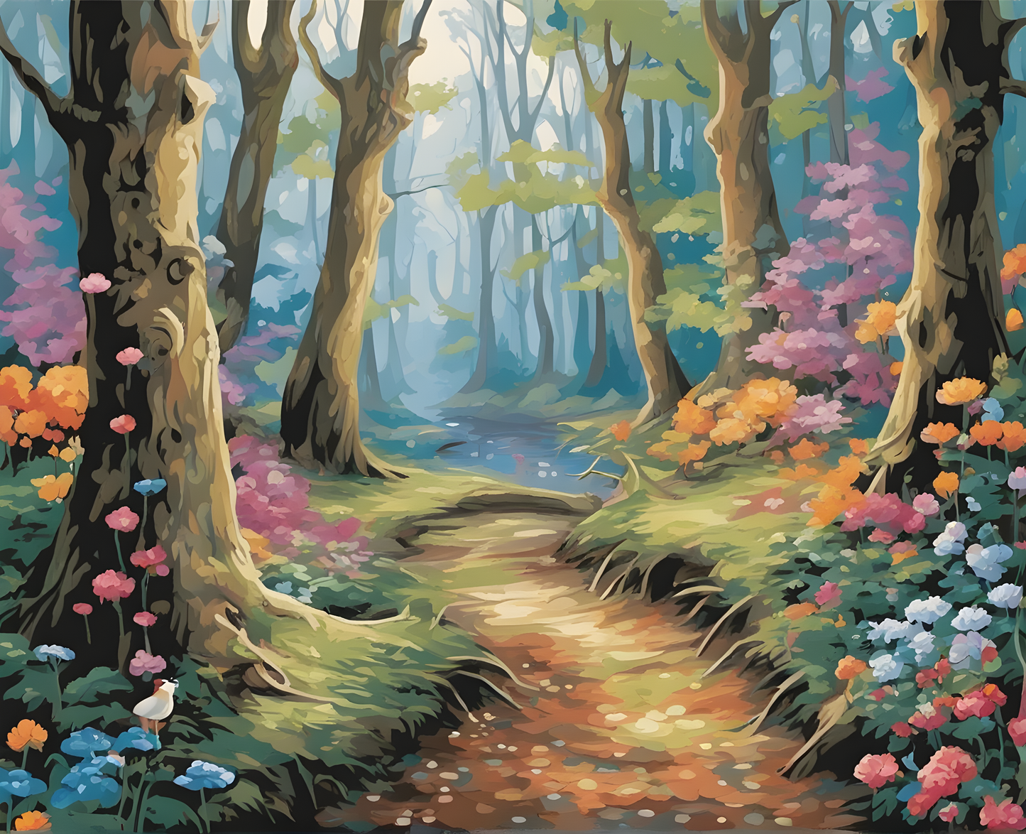 Amazing Places OD (50) - FairyTale Forest, Netherlands - Van-Go Paint-By-Number Kit