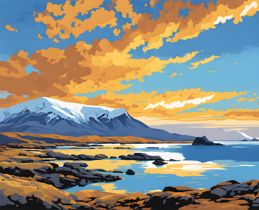 Antarctica Collection PD (11) - Falkland Islands - Van-Go Paint-By-Number Kit