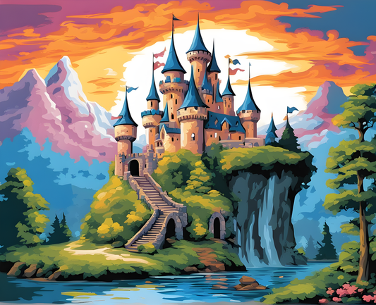Fantasy Castle PD (1) - Van-Go Paint-By-Number Kit