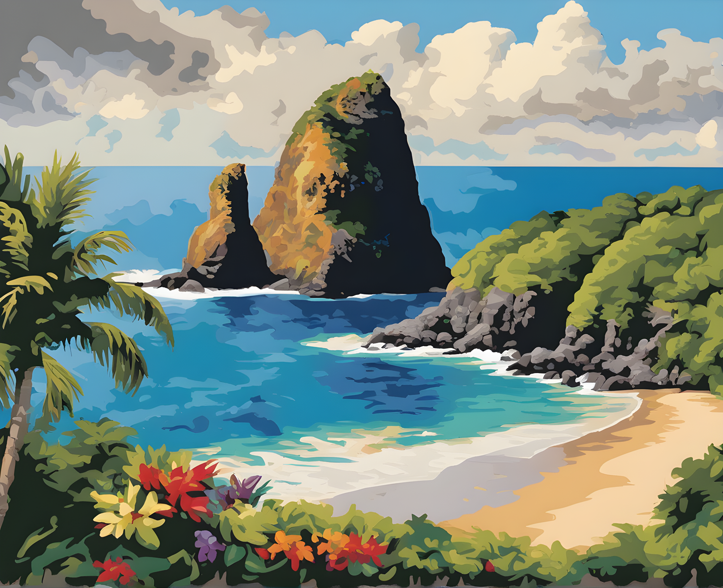 Amazing Places OD (58) - Fernando de Noronha, Brazil - Van-Go Paint-By-Number Kit