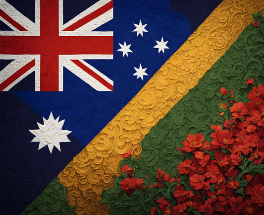 Australia Collection PD (119) - Flag of Australia - Van-Go Paint-By-Number