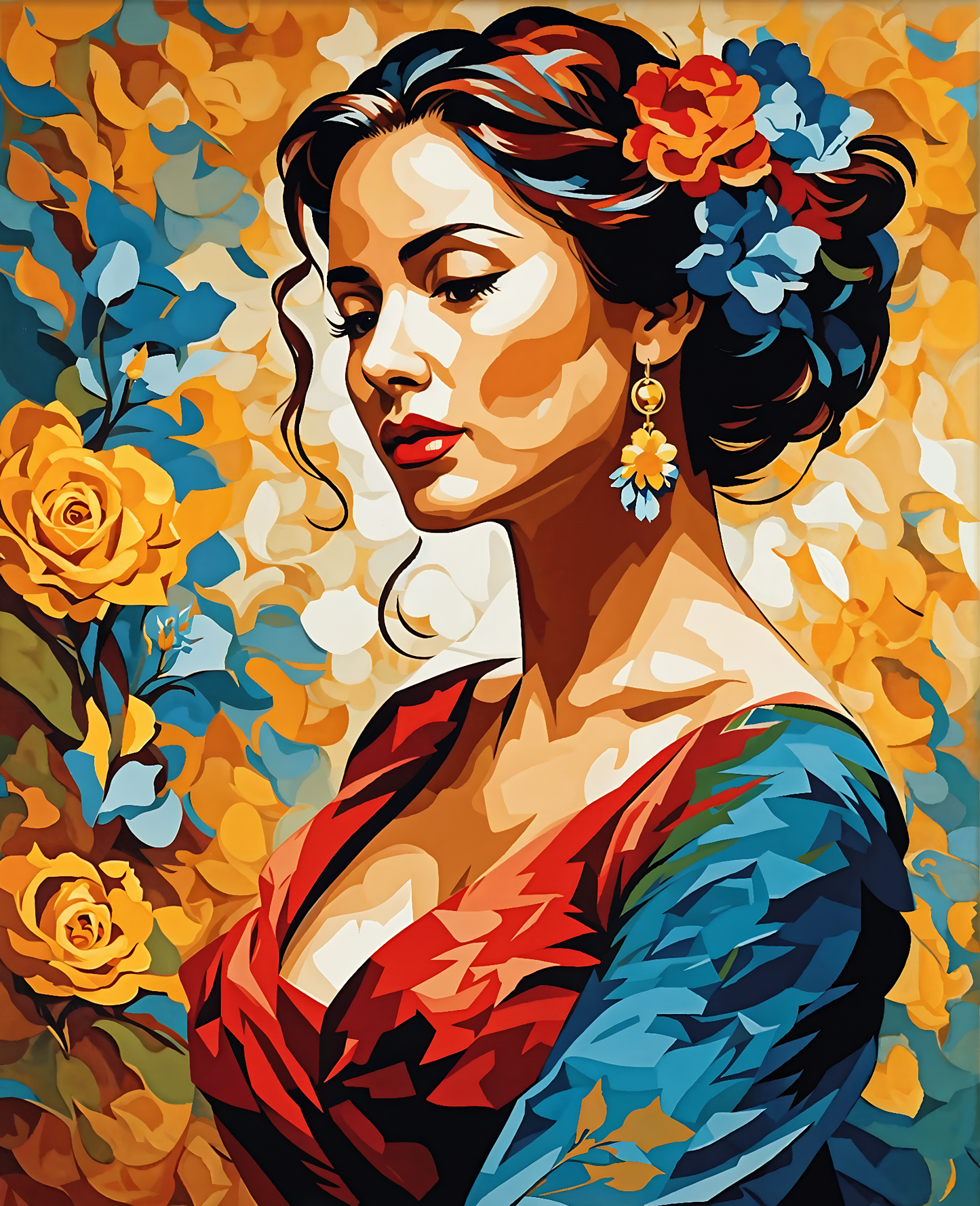 Flamenco dancer PD (3) - Van-Go Paint-By-Number Kit