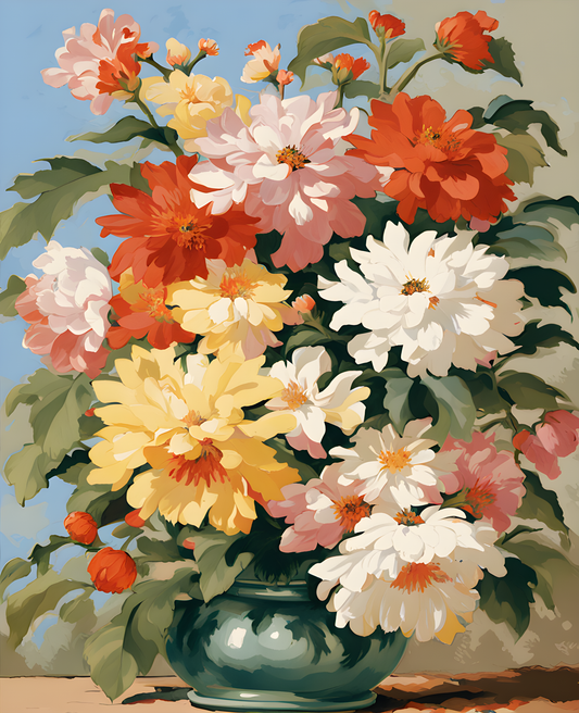 Floral Abundance (1) - Van-Go Paint-By-Number Kit