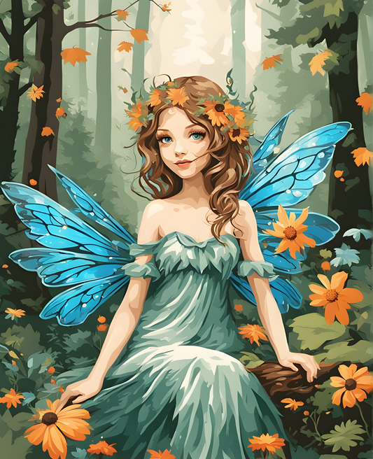 Forest Fairy (2) - Van-Go Paint-By-Number Kit