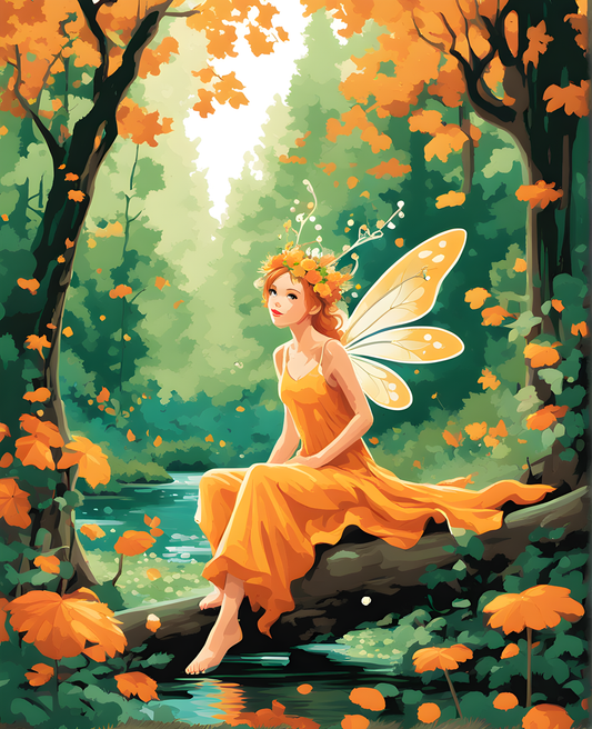 Forest Fairy (3) - Van-Go Paint-By-Number Kit