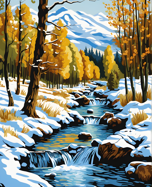 Forest Stream (4) - Van-Go Paint-By-Number