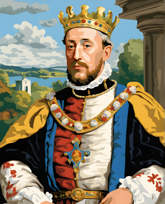 Royal Portrait PD (73) - Francis I, King of France - Van-Go Paint-By-Number Kit