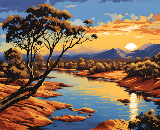 Australia Collection PD (79) - Francois Peron National Park, WA - Van-Go Paint-By-Number