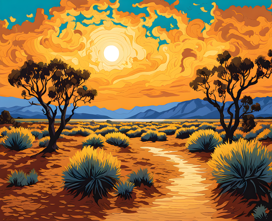 Australia Collection PD (81) - Francois Peron National Park, WA - Van-Go Paint-By-Number