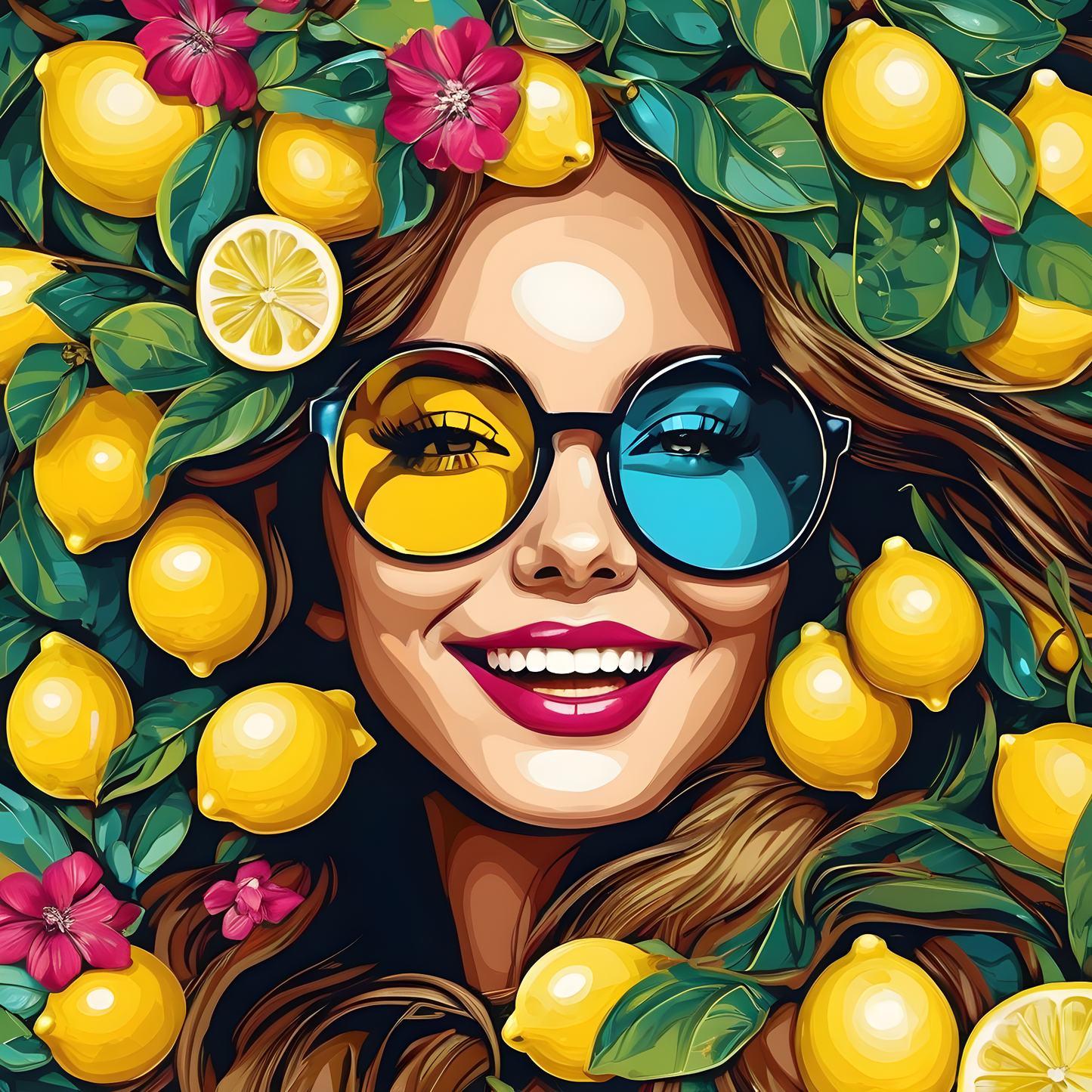 Lemon Girl PD (7) - Van-Go Paint-By-Number Kit