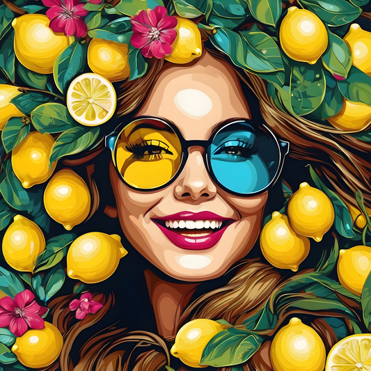 Lemon Girl PD (7) - Van-Go Paint-By-Number Kit