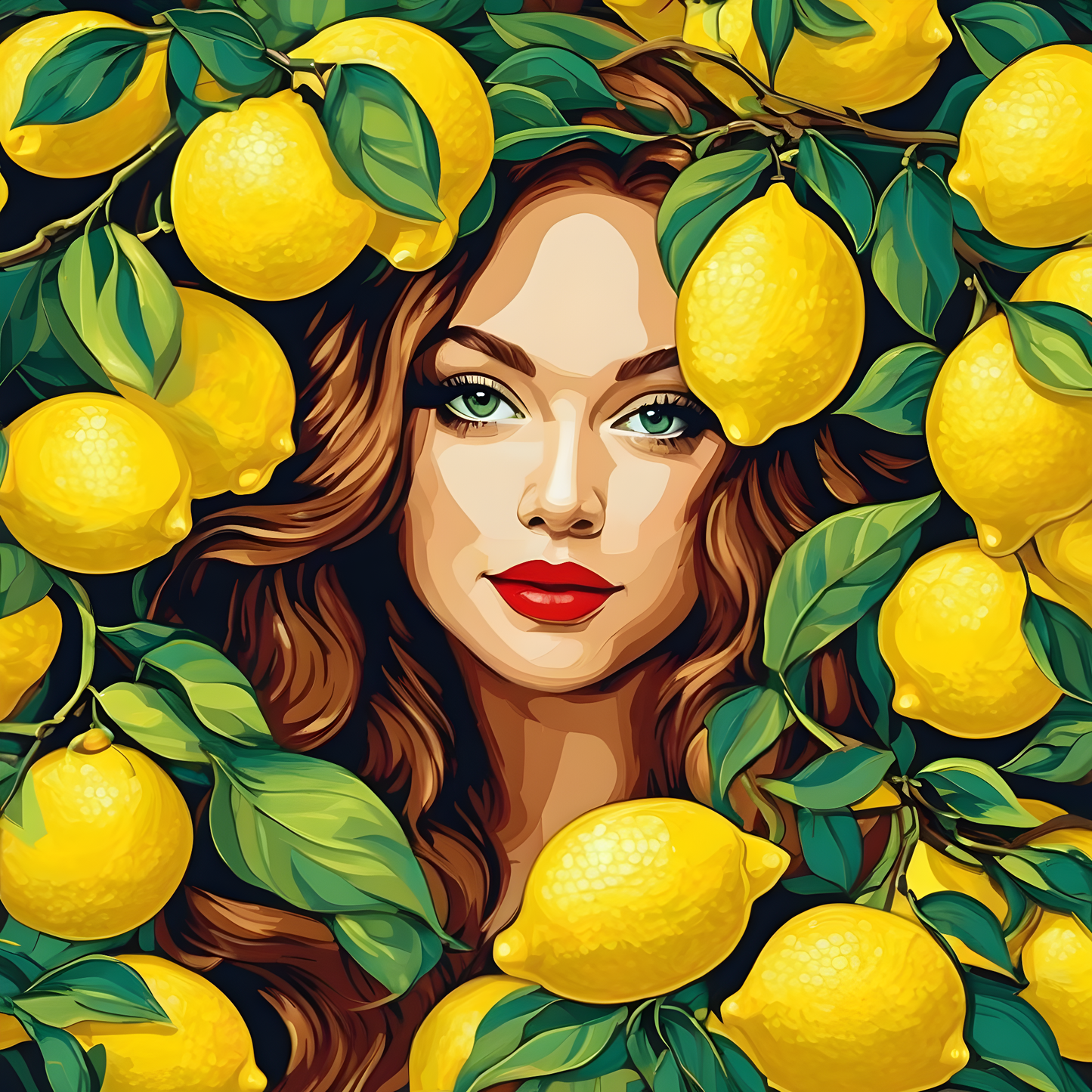 Lemon Girl PD (1) - Van-Go Paint-By-Number Kit