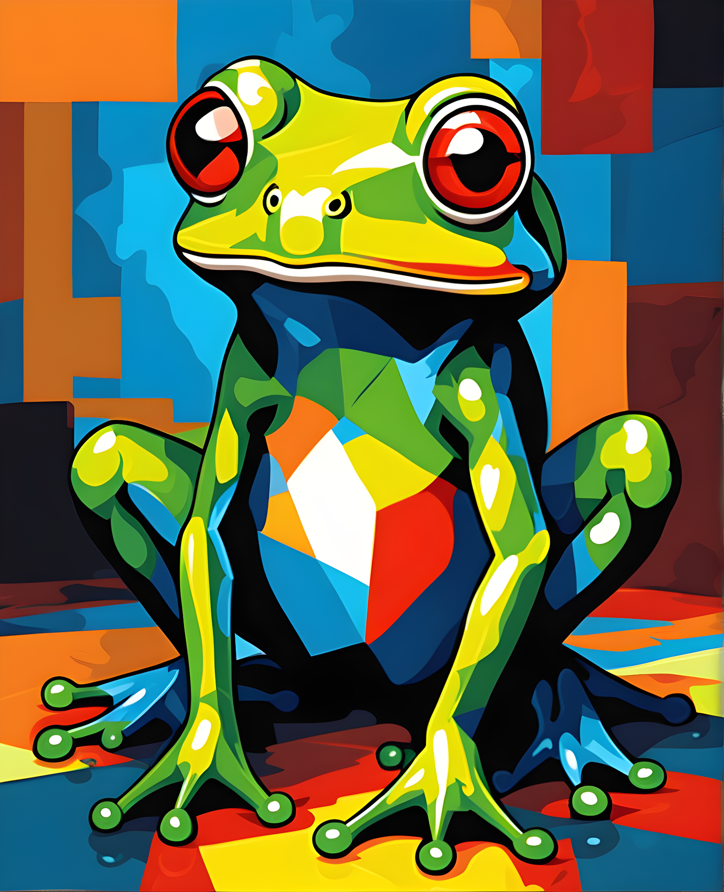 Geeky Frog PD - Van-Go Paint-By-Number Kit