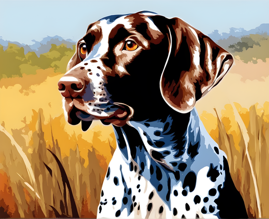 Dogs Collection PD (30) - German Pointer - Van-Go Paint-By-Number Kit