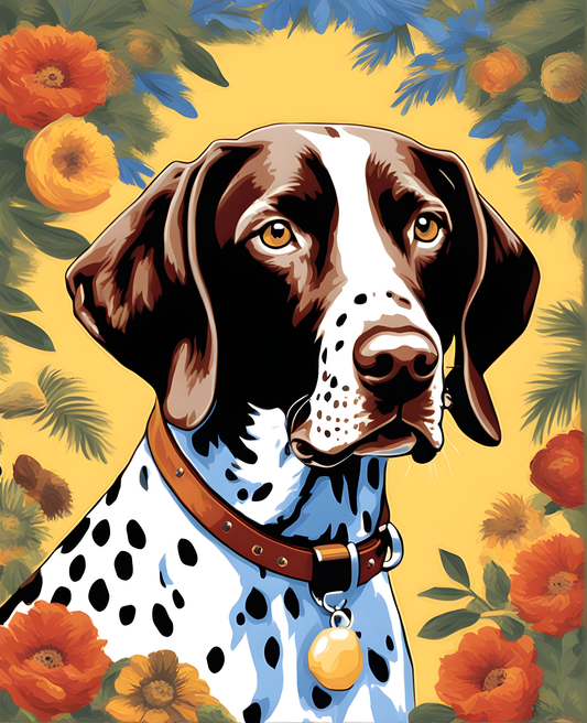 Dogs Collection PD (22) - German Pointer - Van-Go Paint-By-Number Kit