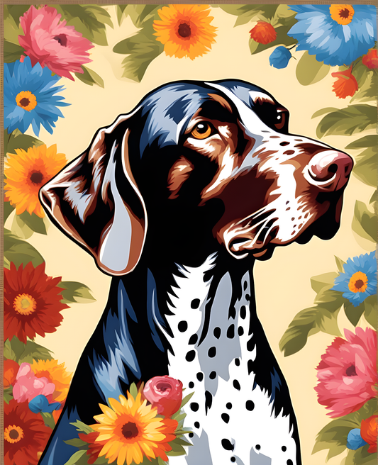Dogs Collection PD (21) - German Pointer Dog - Van-Go Paint-By-Number Kit