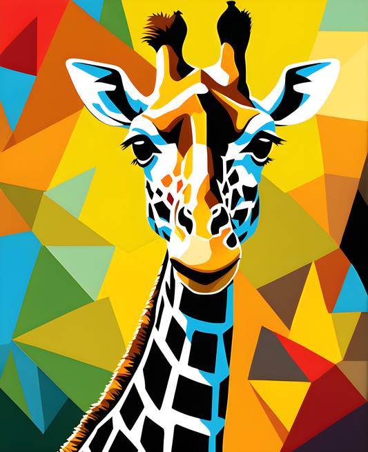 Giraffe - Van-Go Paint-By-Number Kit