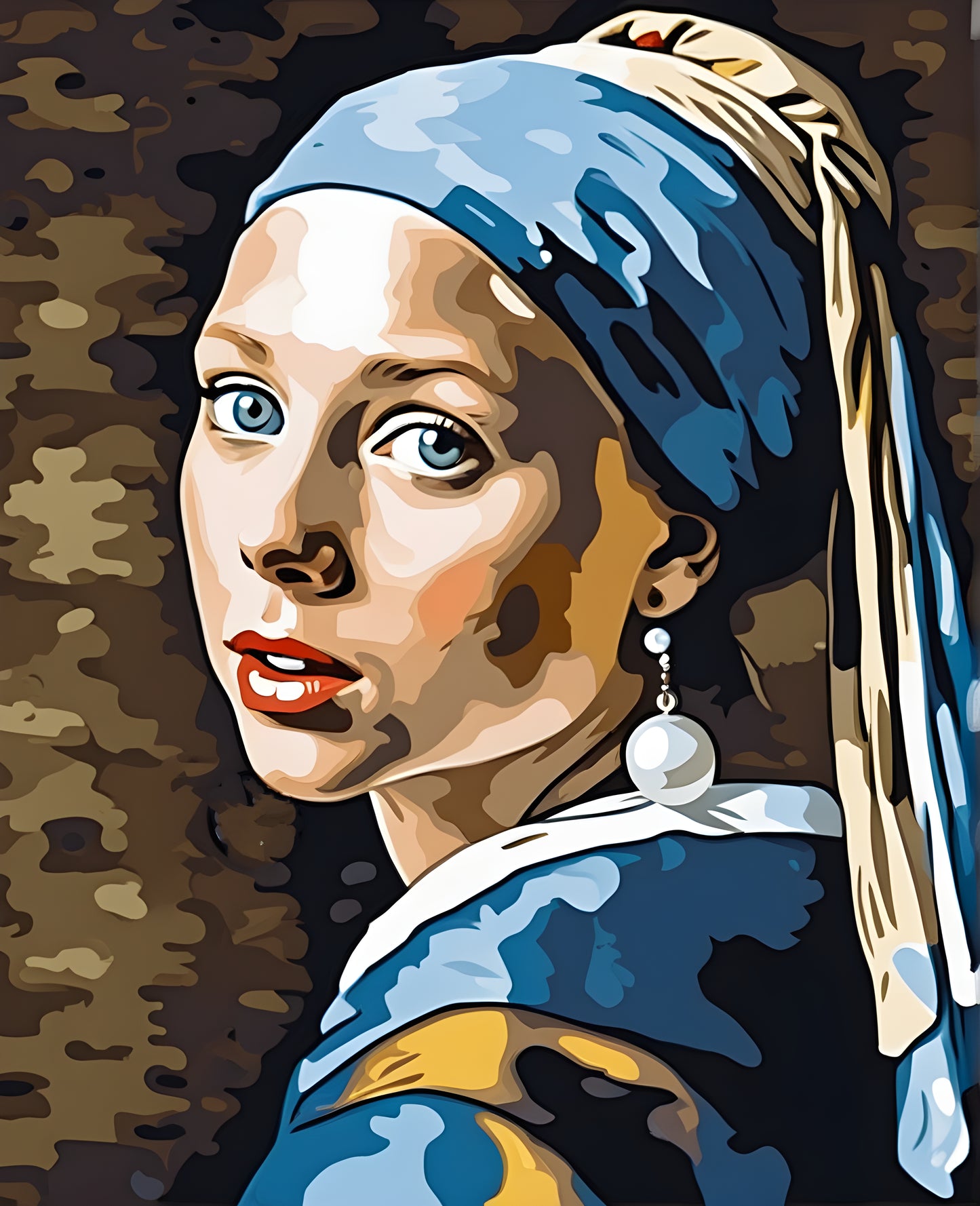 Girl with Pearl Earring by Jan Vermeer van Delft PD (19) - Van-Go Paint-By-Number Kit