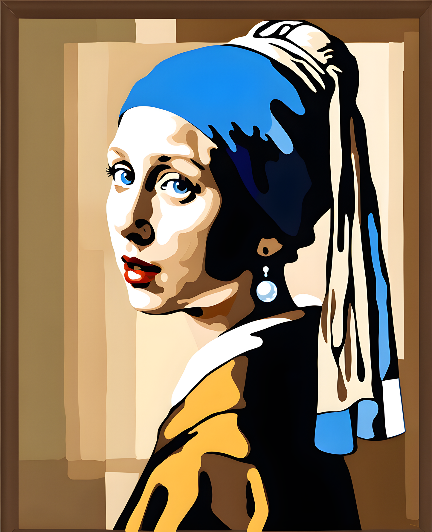 Girl with Pearl Earring by Jan Vermeer van Delft PD (18) - Van-Go Paint-By-Number Kit