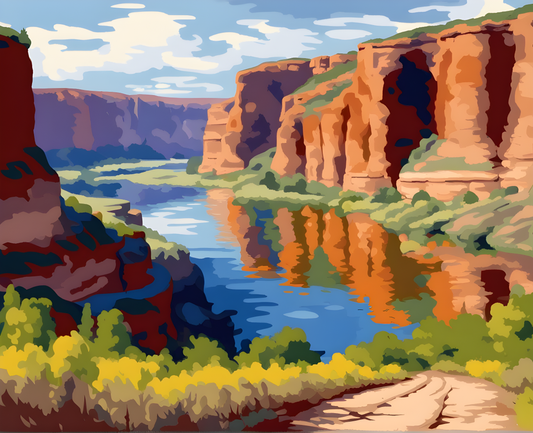 National Parks Collection PD (38) - Glen Canyon, USA - Van-Go Paint-By-Number Kit