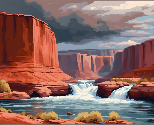 National Parks Collection PD (36) - Glen Canyon, USA - Van-Go Paint-By-Number Kit